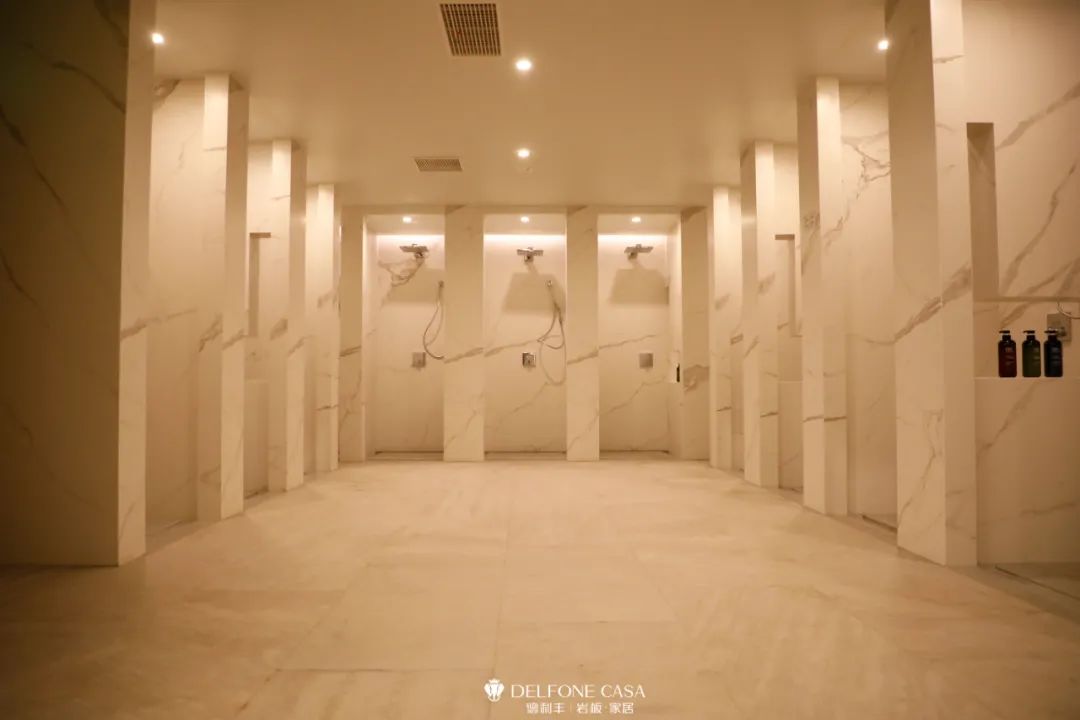 實景案例 | 6000㎡高端巖板會所，奢華感拉滿！(圖4)