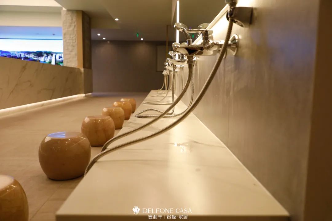 實景案例 | 6000㎡高端巖板會所，奢華感拉滿！(圖7)