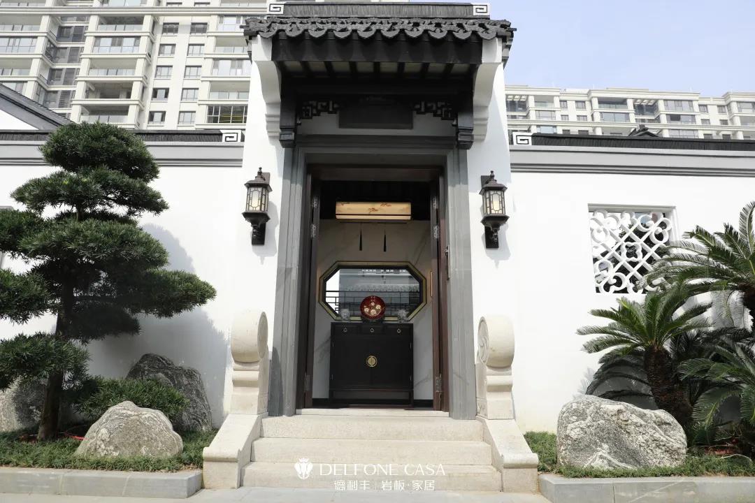 家裝案例 | 280㎡蘇州園林式巖板別墅，古典尊貴，古色古香(圖2)
